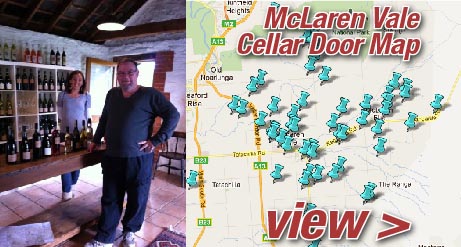 View a map of McLaren Vale Cellar Doors